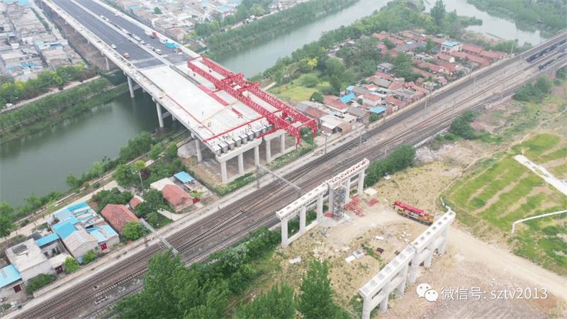 宿州市銀河路一路上跨京滬鐵路立交橋路基、給排水、河道整治工程