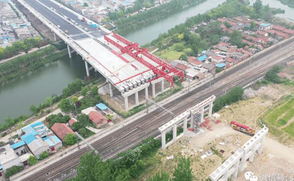 宿州市銀河路一路上跨京滬鐵路立交橋路基、給排水、河道整治工程